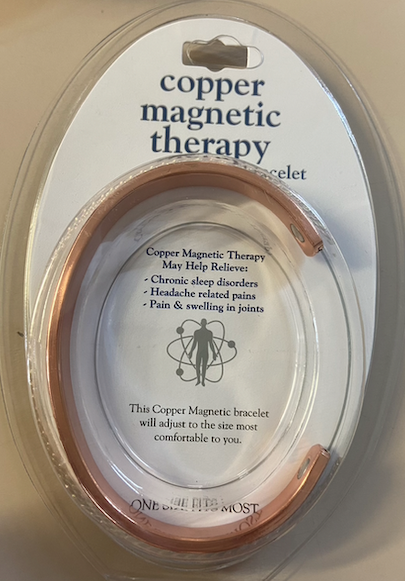 Copper Magnet Therapy Two Tone Copper Bangle