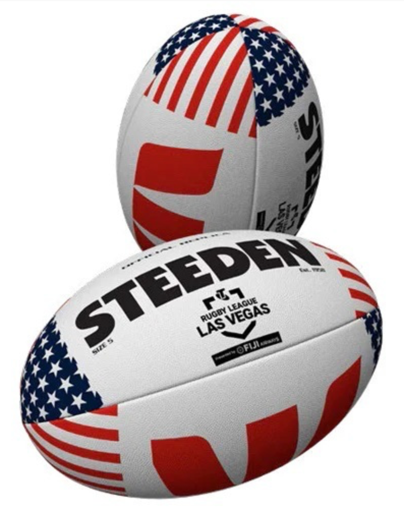Steeden NRL in Las Vegas Supporter ball 11 inch