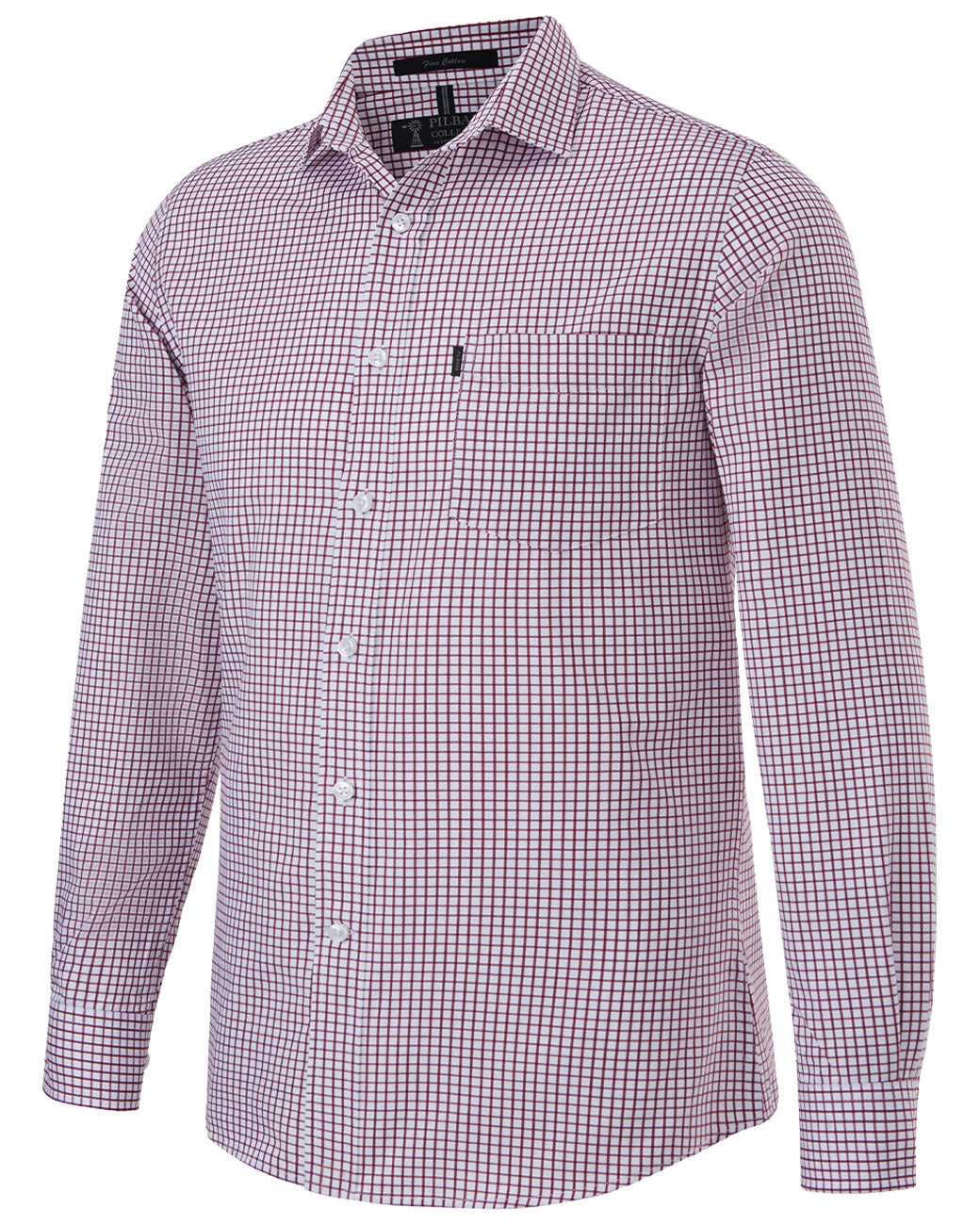 Pilbara Men's L/S Shirt Single Pocket
