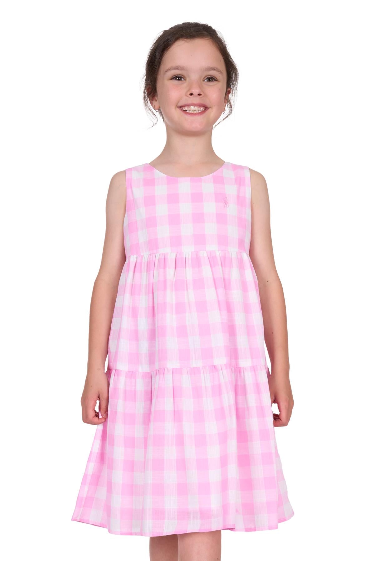 Thomas Cook Girls Amity Dress - Pink/White