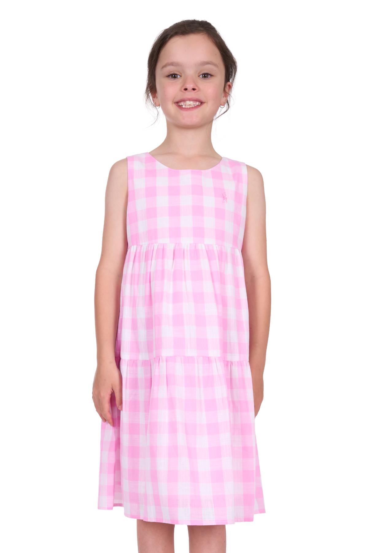 Thomas Cook Girls Amity Dress - Pink/White