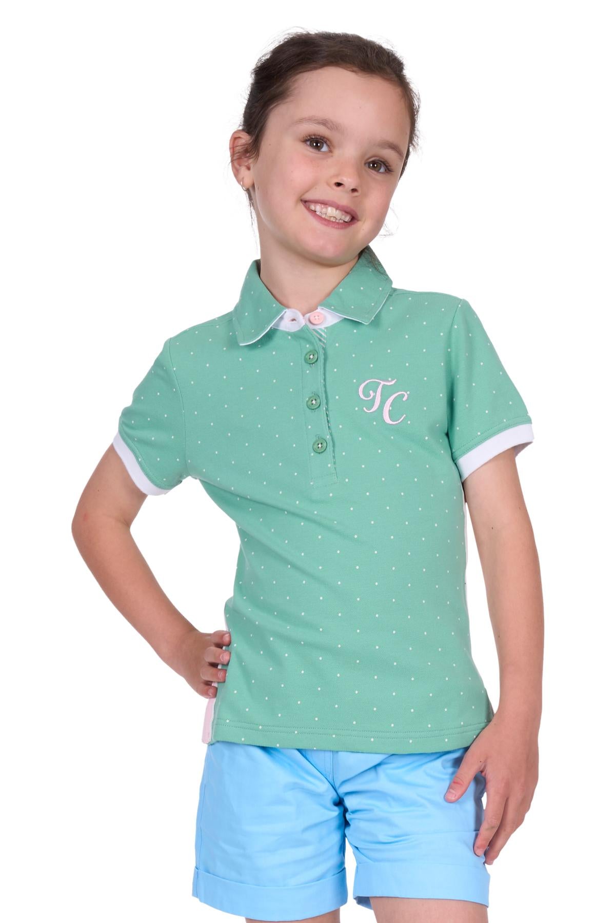 Thomas Cook Girls Stacie Polo - Mint