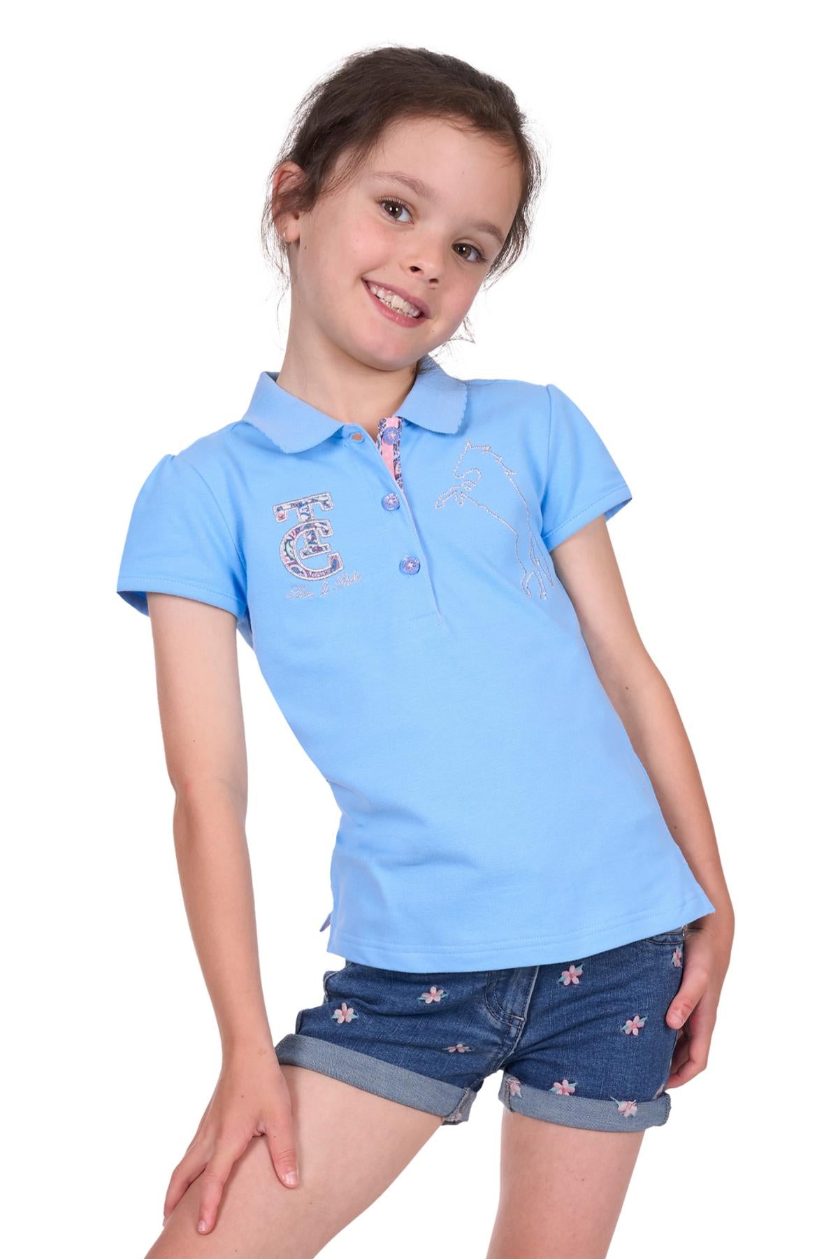 Thomas Cook Girls Daisy Polo - Blue