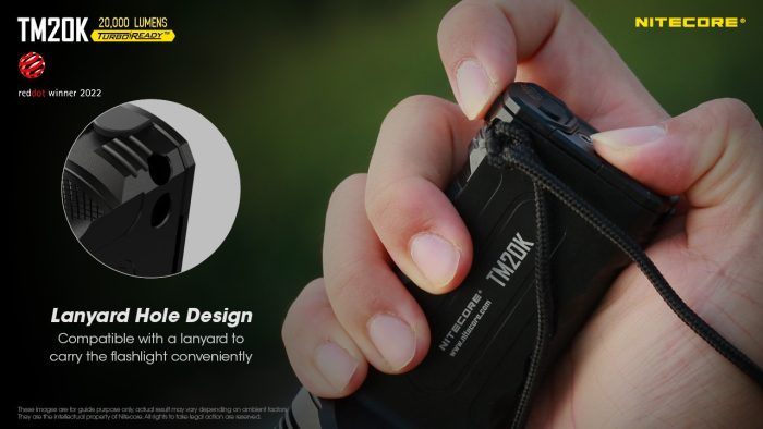 Nitecore Tiny Monster Rechargeable 20,000 Lumen Torch