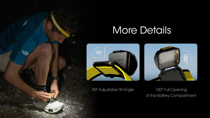 Nitecore UT27 2024 Ultra-Light Dual-Beam Headlamp – Yellow