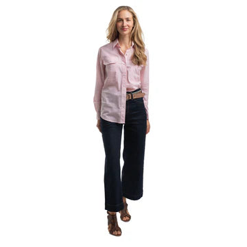 Just Country Women's Abbey Full Button Print Workshirt