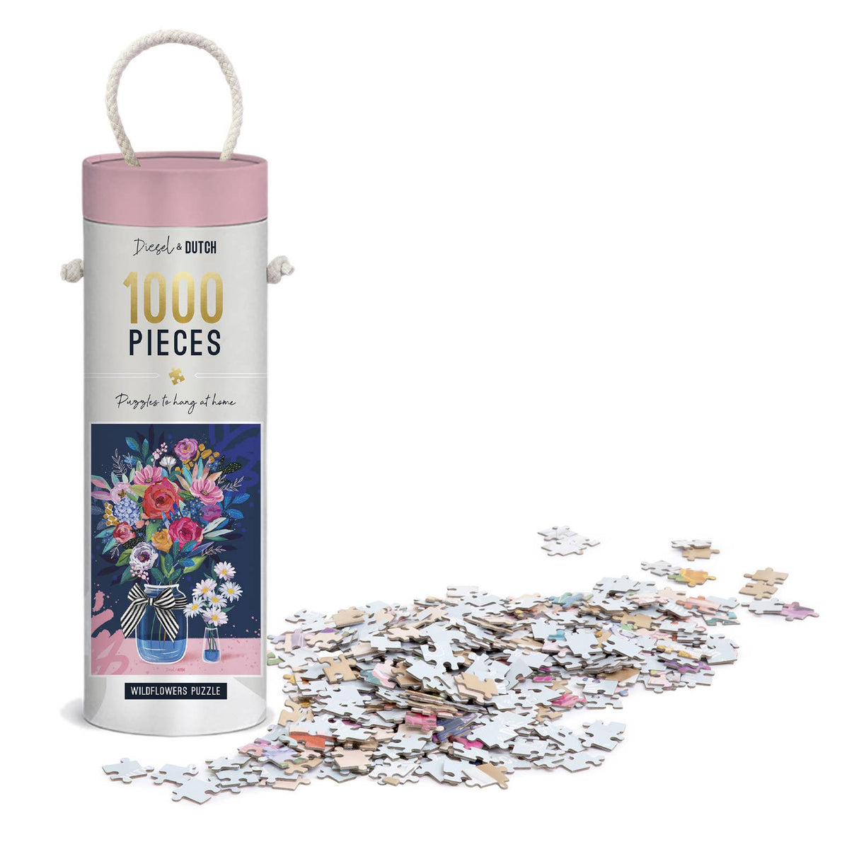 Diesel & Dutch Wildflowers 1000pc Wall Jigsaw Puzzle