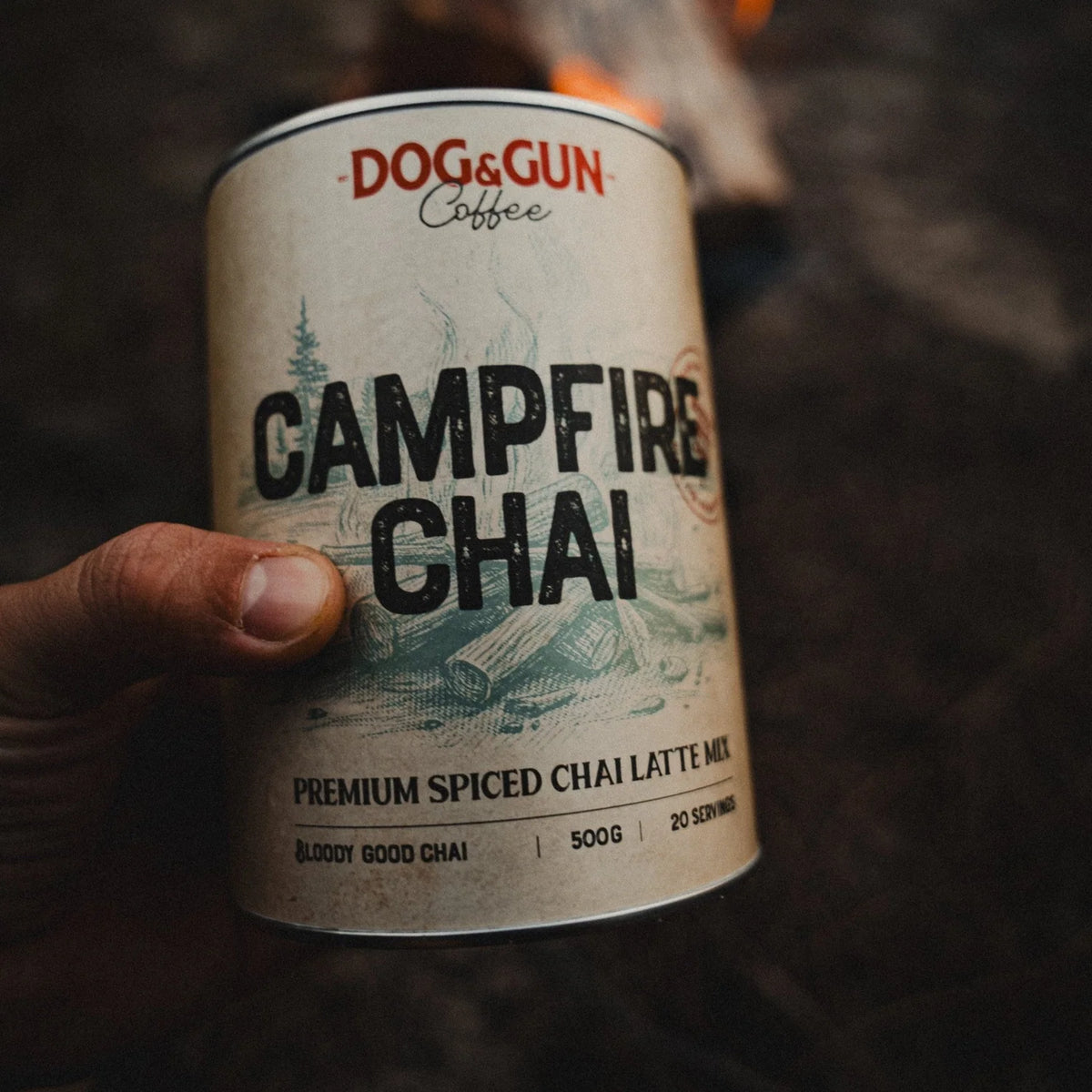Dog & Gun Campfire Chai Latte 500g Tin