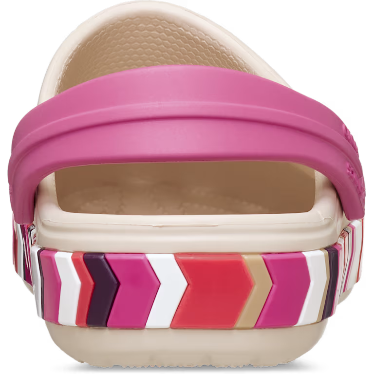 Kids' Crocband Chevron Band Clog