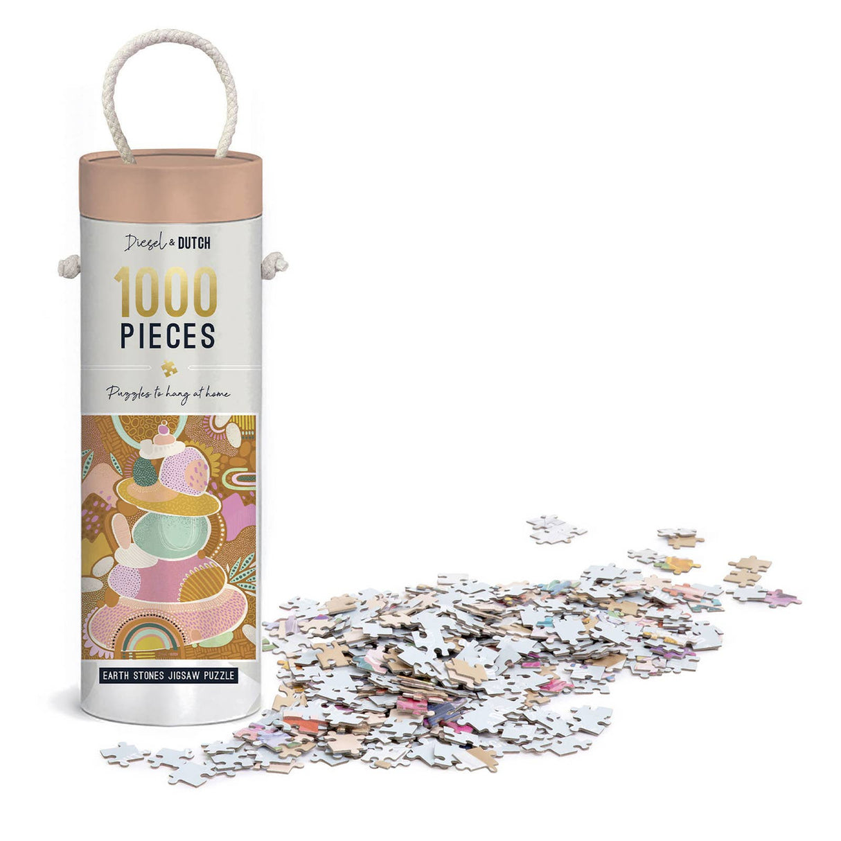 Diesel & Dutch Earth Stones 1000pc Wall Puzzle