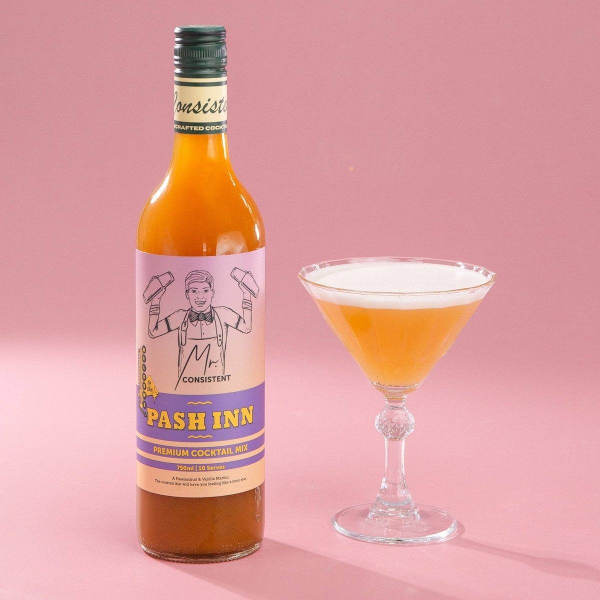 Mr. Consistent - Passionfruit Vanilla Martini Mix 750 mL