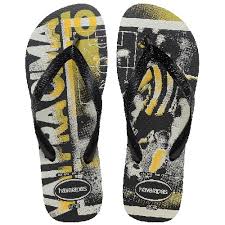 Havaianas Mens Top Thongs - Athletic FC - Black