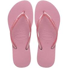 Havaianas Ladies Slim Thongs - Rosa Chiffon