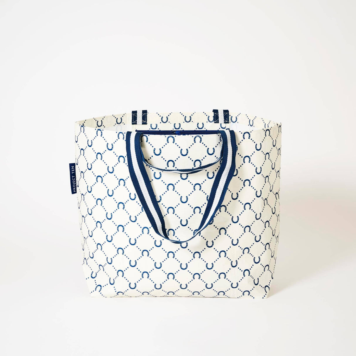 Project Ten Pty Ltd - Medium Tote – Navy Horseshoe