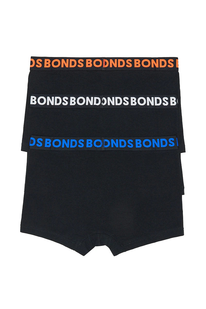 Bonds Men's Classic Trunks 3PK - Black