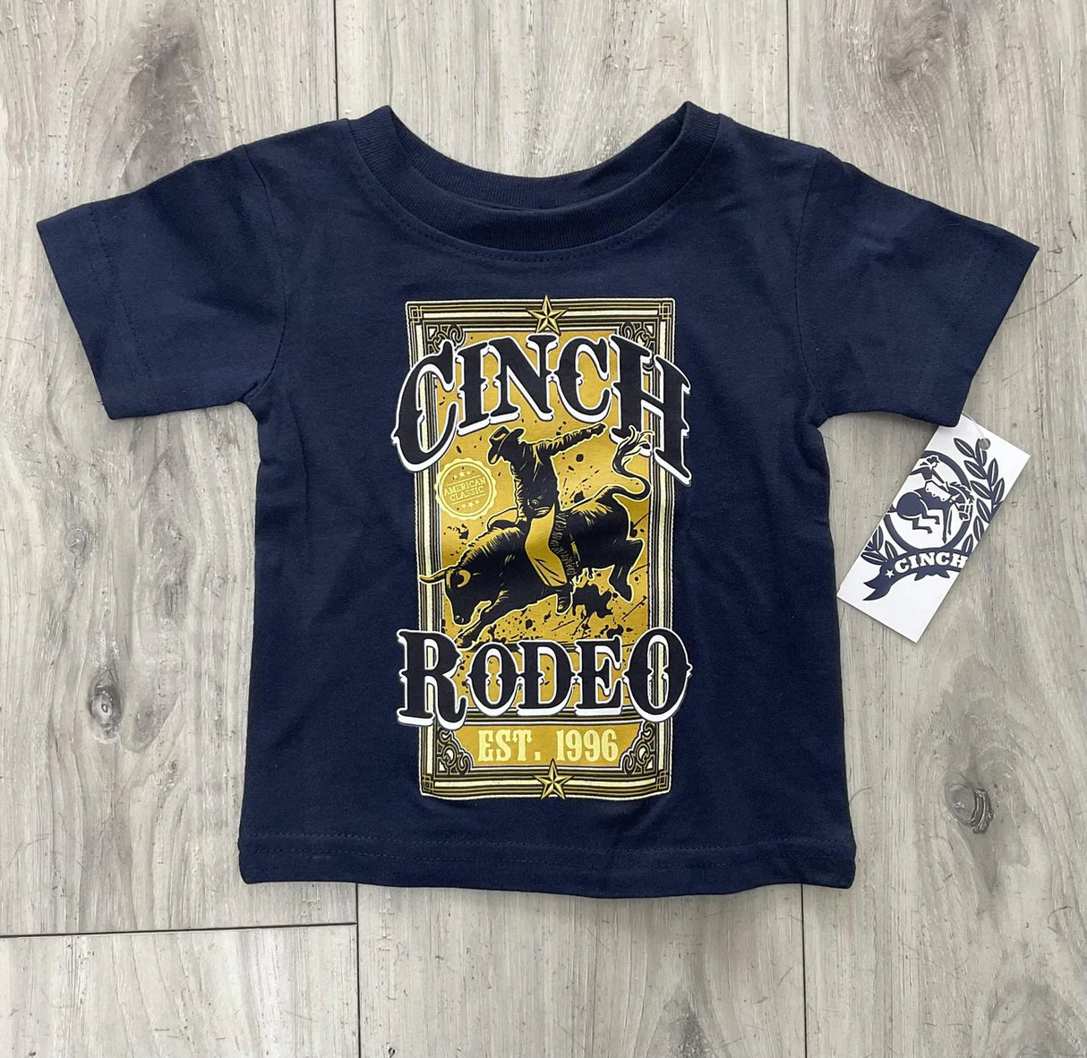 Cinch Boys Navy Rodeo Tee