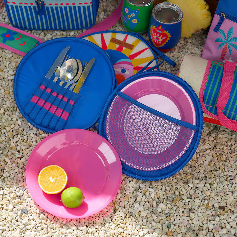 Annabel Trends Picnic Round Plate Set