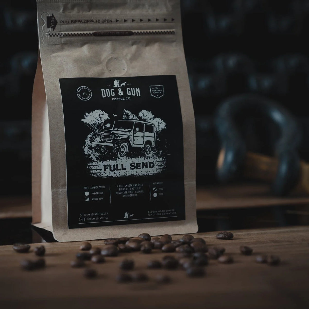 Dog & Gun Medium Roast Whole Beans - 750 grams