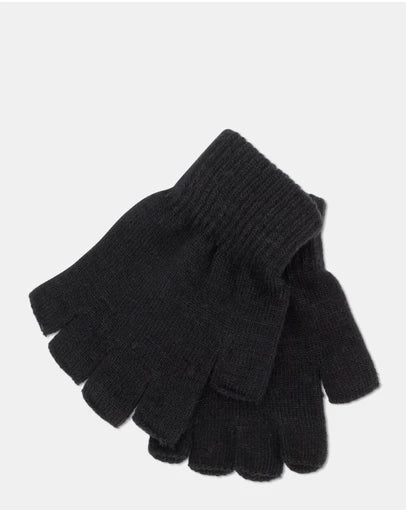 Morgan & Taylor Luca Fingerless Gloves - Black