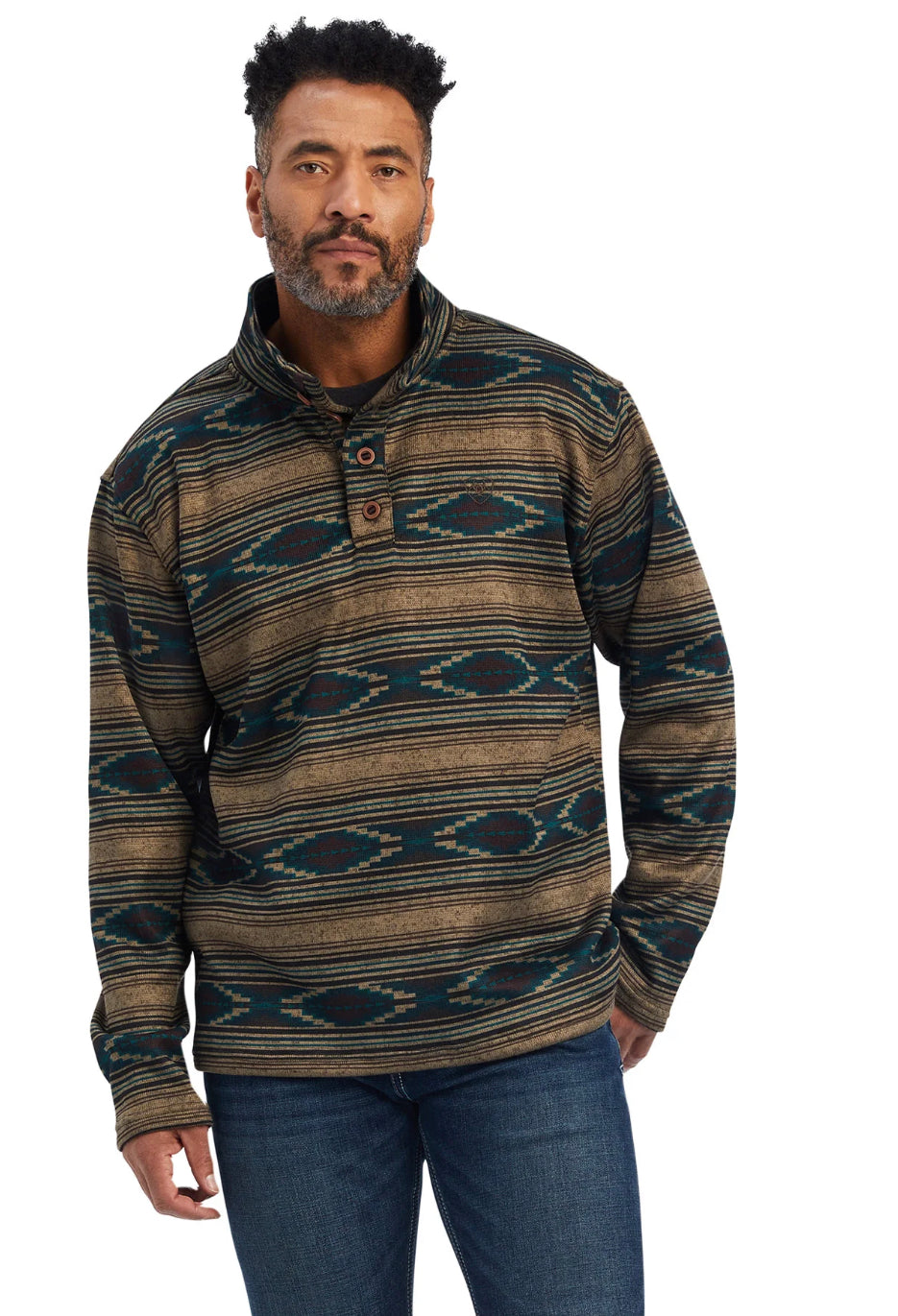 Ariat Mens Wesley Sweater in Brindlewood Serape 10041414
