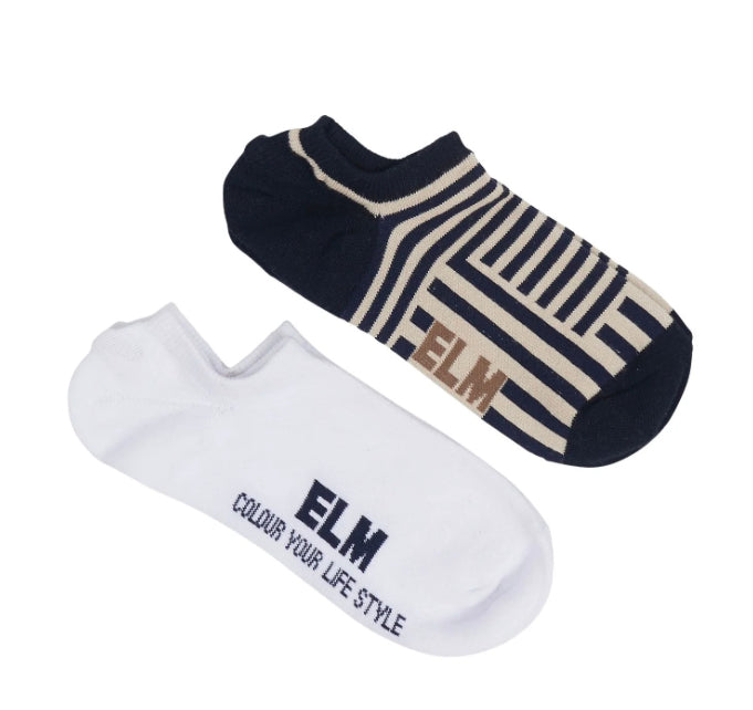 Elm Ladies No Show Sock 2 Pk