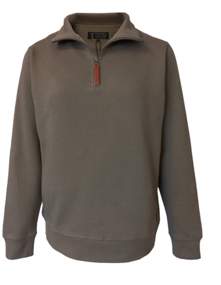 Pilbara Ladies Classic Zipper C/F Fleece Pullover