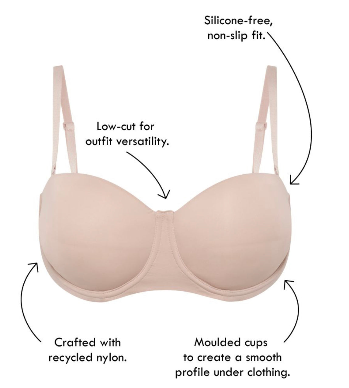 Berlei Ladies Luminous Strapless Bra