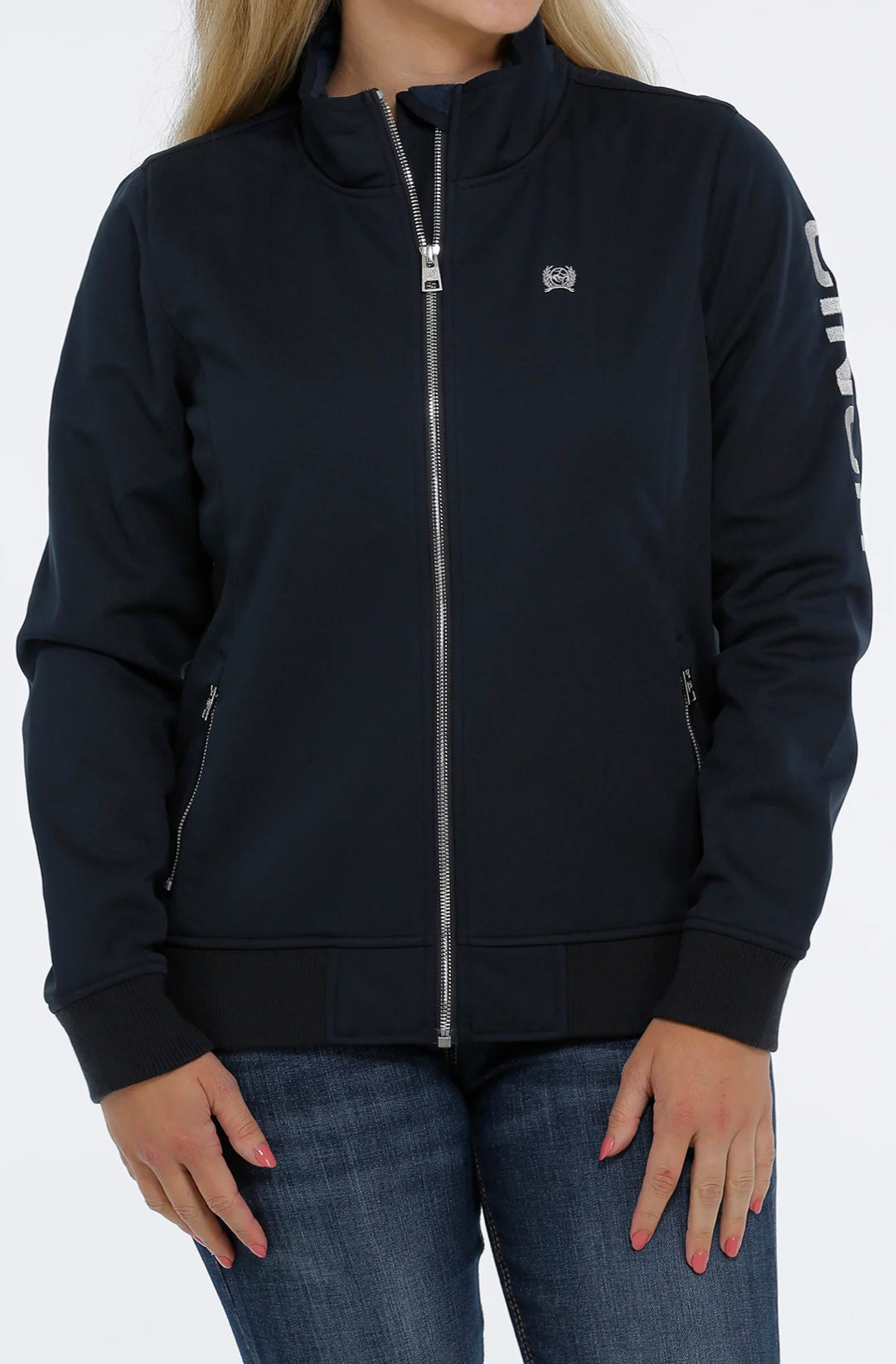 Cinch Ladies Bonded Bomber Jacket MAJ9842001 in Navy
