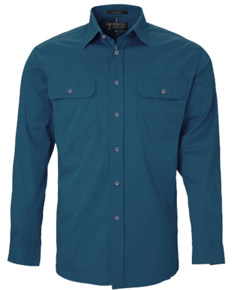 Ritemate Pilbara Men’s Full Button L/S Shirt RM500BT