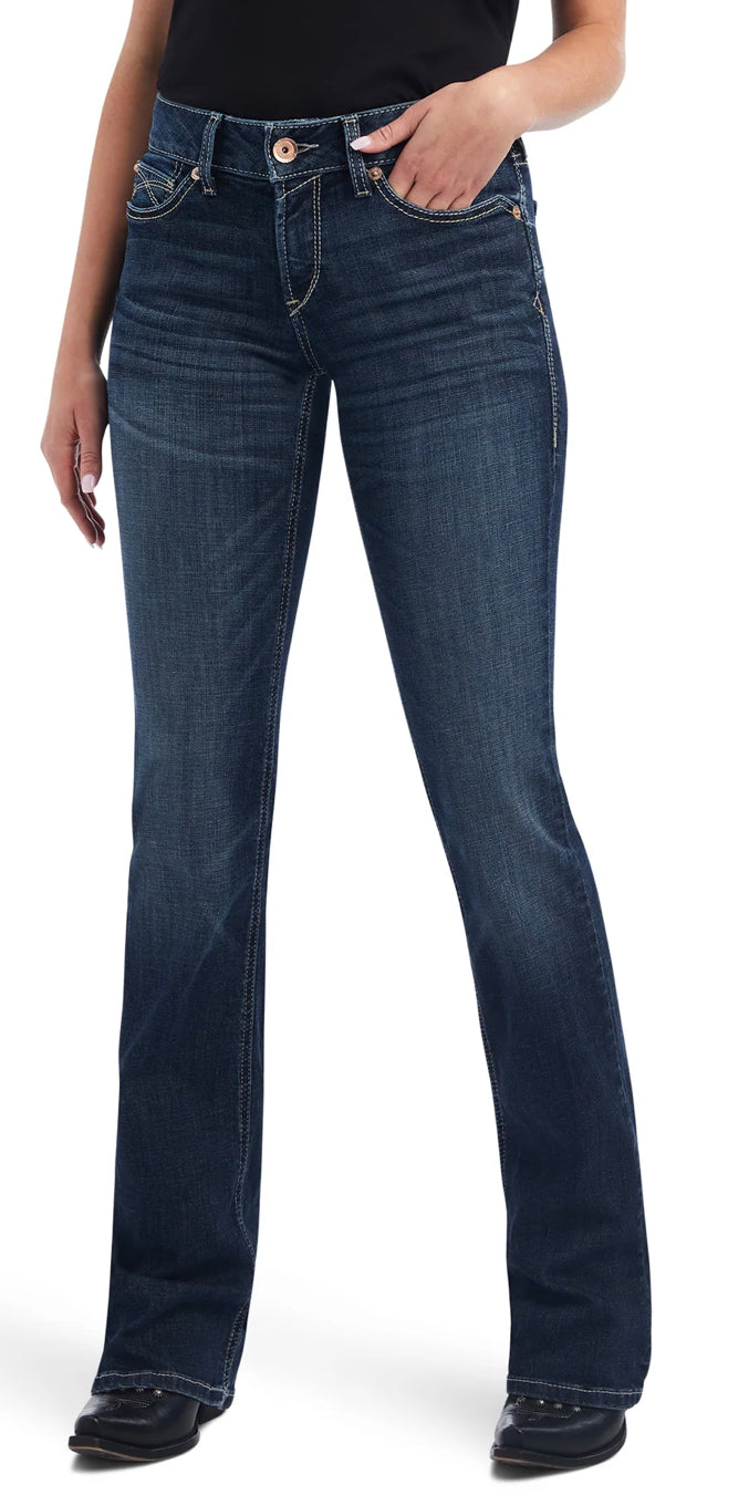 Ariat Ladies Real Perfect Rise Boot Cut Estella Jeans 10042181