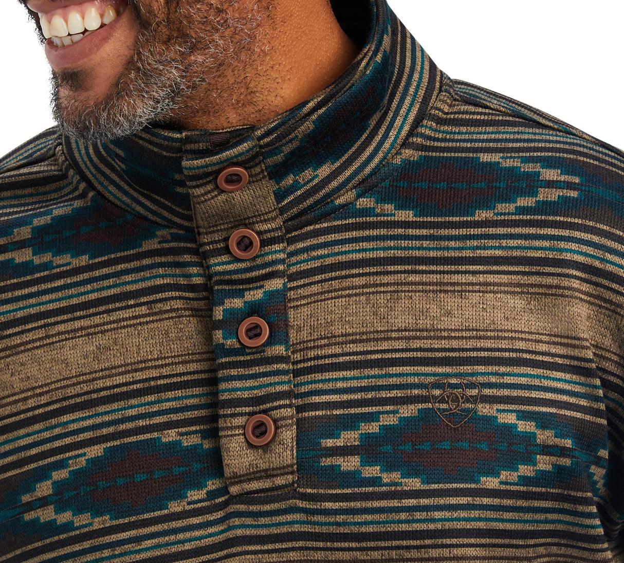 Ariat Mens Wesley Sweater in Brindlewood Serape 10041414