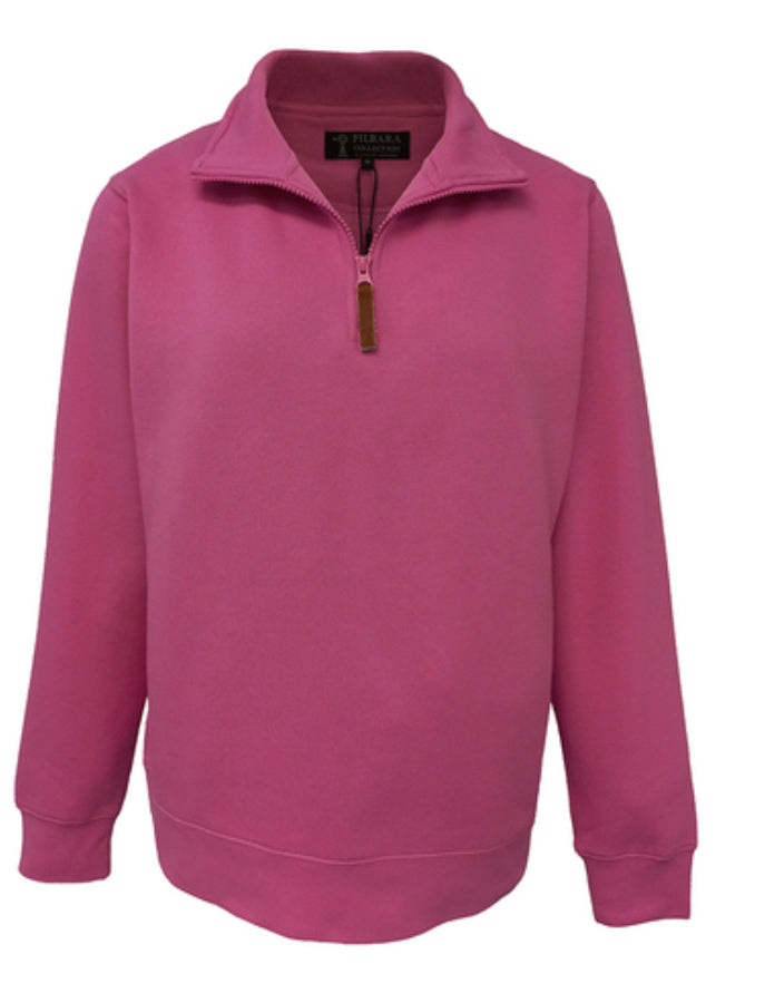Pilbara Ladies Classic Zipper C/F Fleece Pullover