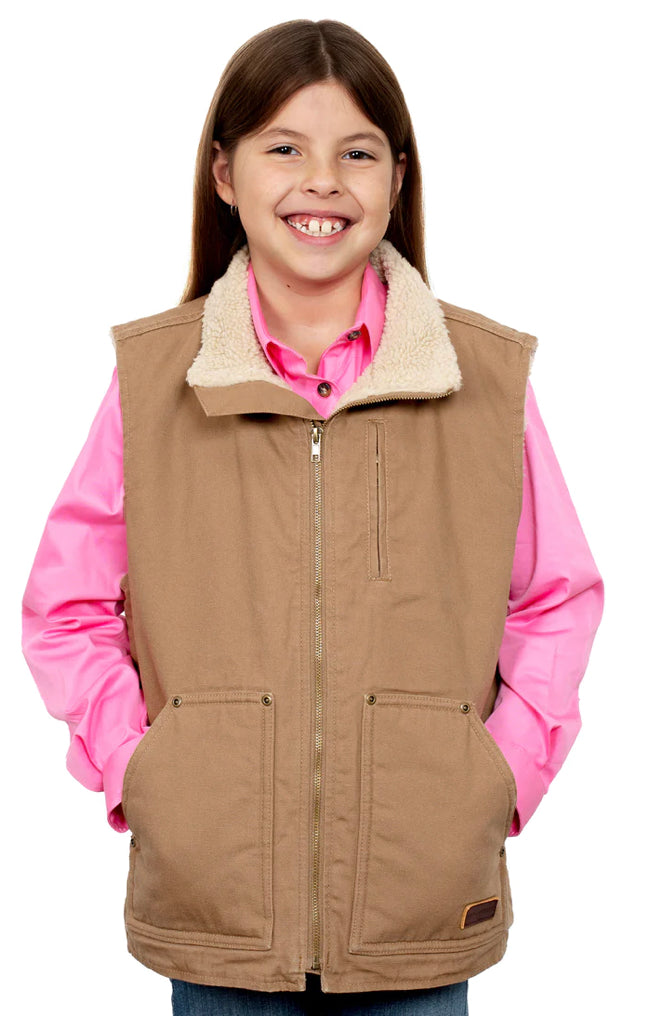 Just Country Junior 👧👦Diamantina Sherpa Vest