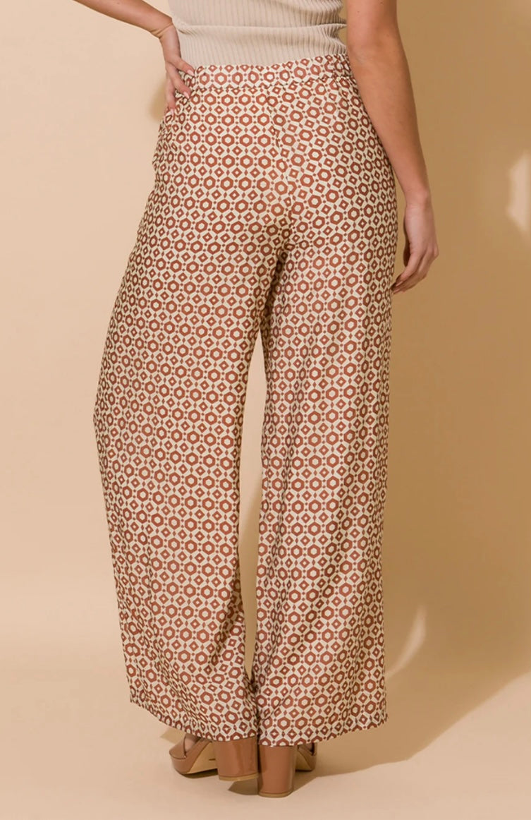 Adorne Ladies Harper Print Pant