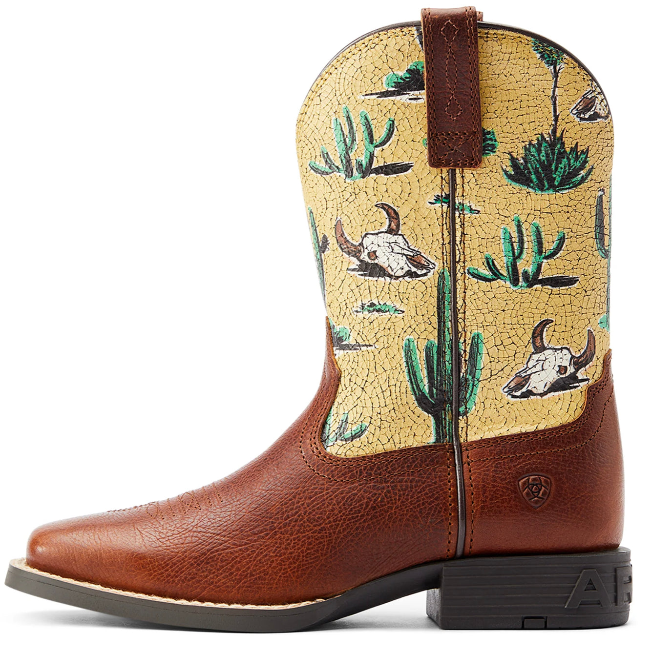 Ariat Kids Round Up Square Toe Spiced Cider Desert Boots 10044424