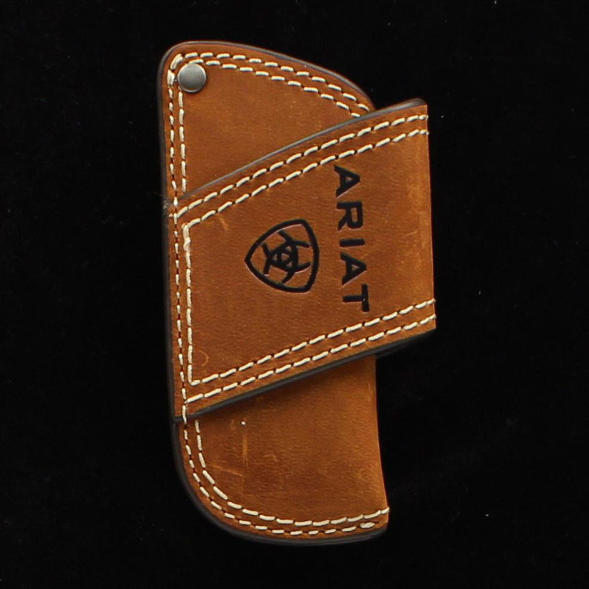 Ariat Knife Sheath Embossed Logo Medium Brown
