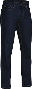 Bisley Mens BP6053 Straight Cut Industrial Work Denim Jean