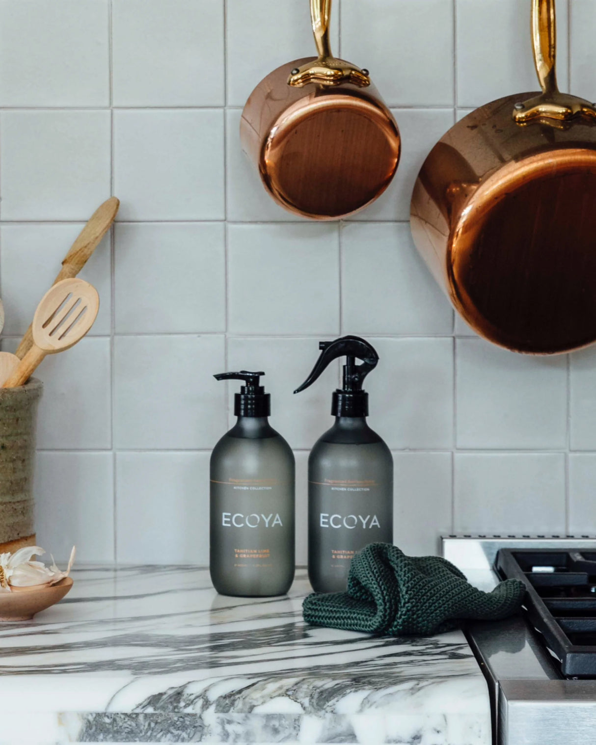 Ecoya Kitchen Gift Set - Tahitian Lime & Ginger