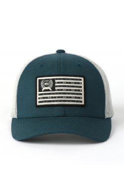 Cinch Men's American Flag Cap - Blue