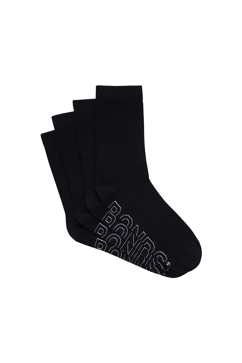 Bonds Men's Lightweight Crew Socks - 4PK
