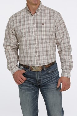 Cinch Men's Plaid Button-Down Western Shirt