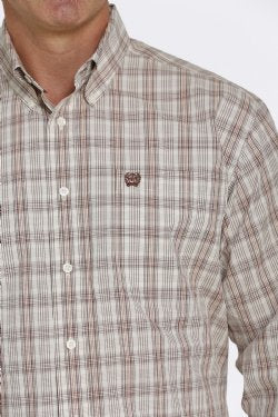Cinch Men's Plaid Button-Down Western Shirt