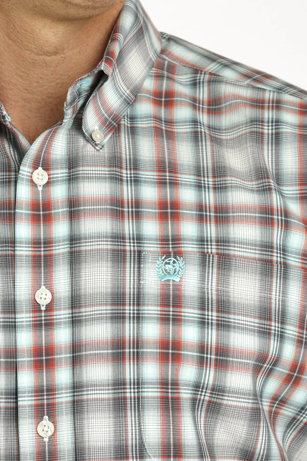 Cinch Men's Plaid Button Down Shirt