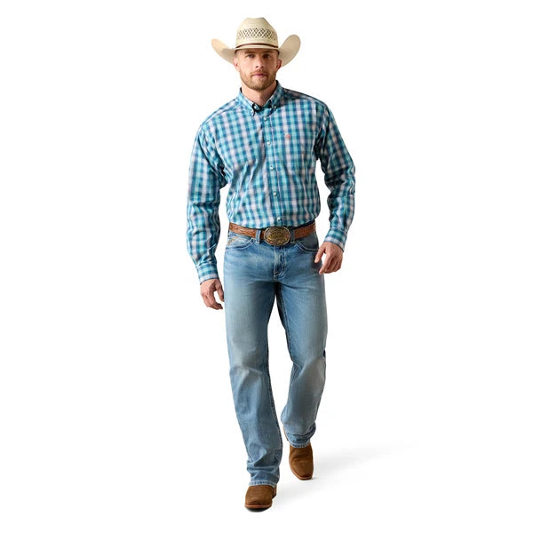 Ariat Men's Pro Series James White Plaid Classic Fit Shirt - 10071086