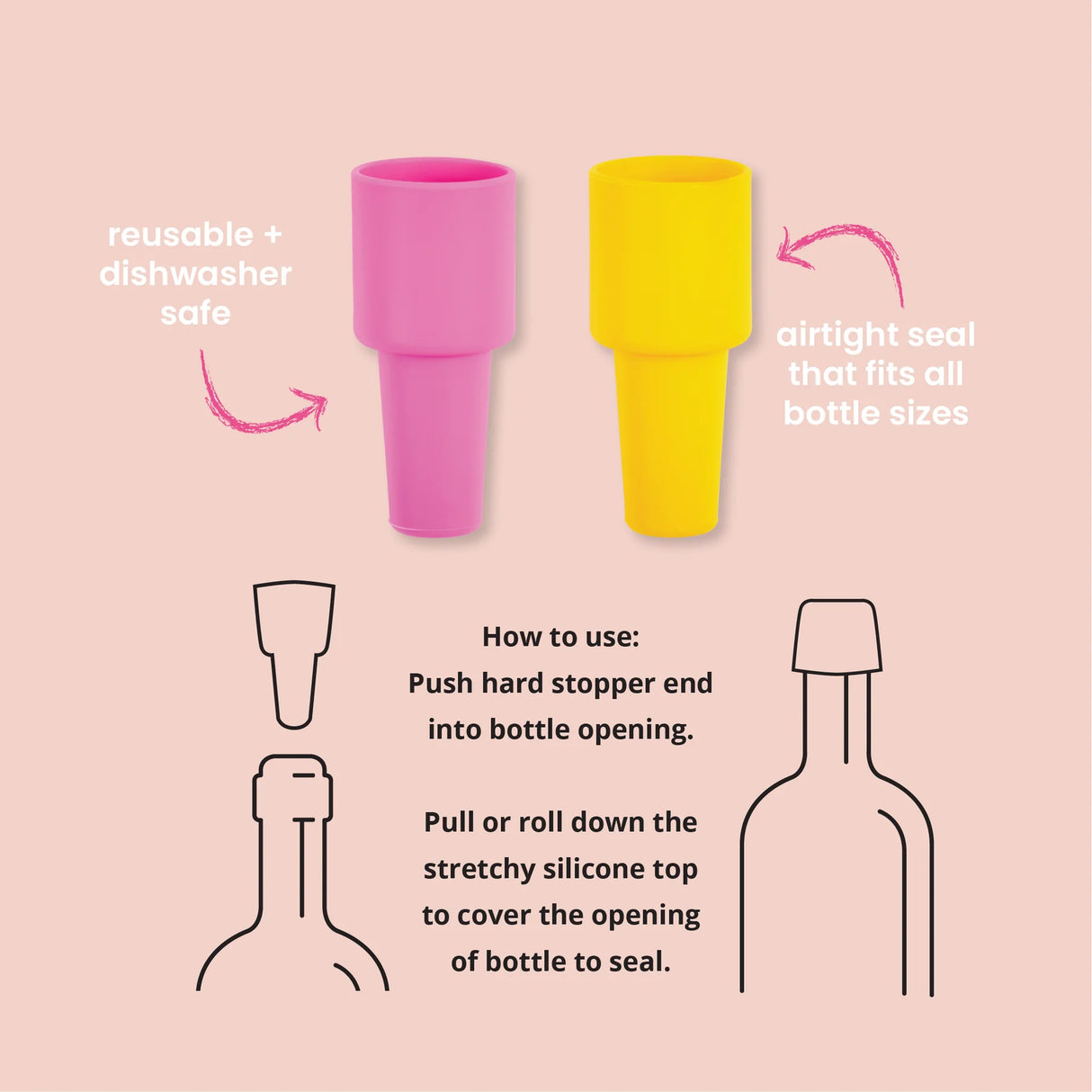 Annabel Trends Silicork Wine Stoppers