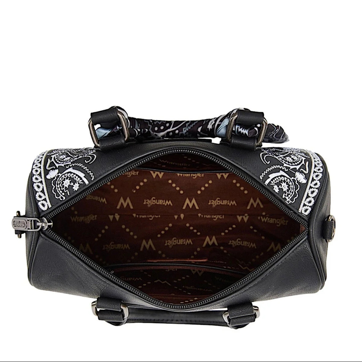 Wrangler Paisley Barrel Bag