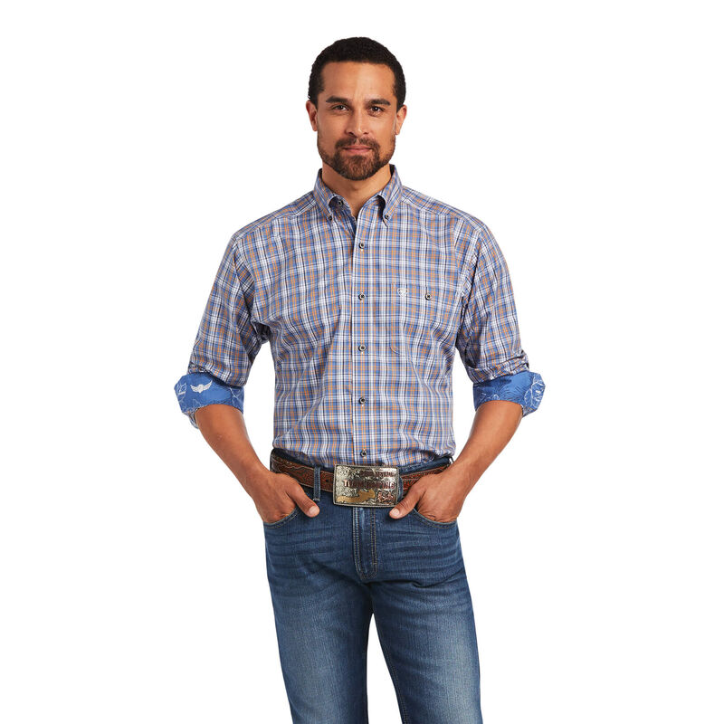 Ariat Mens Relentless Agility Stretch Classic Shirt - Bakelite Blue