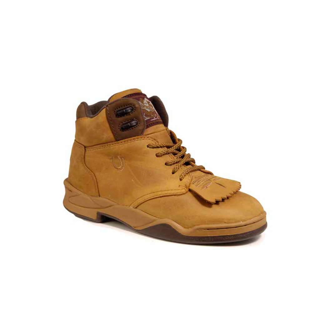 Roper Men's Amber Brown HorseShoes Classic Original Boots