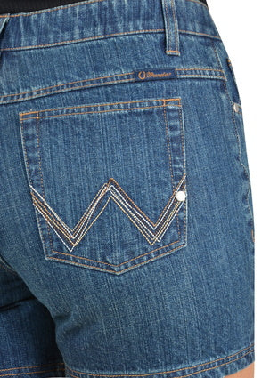 Wrangler Womens Ultimate Q-Baby Booty Up Denim Shorts