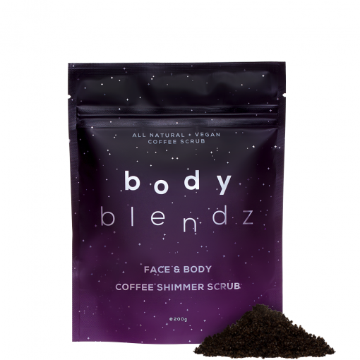 Body Blendz All Natural and Vegan Coffee Shimmer Scrub